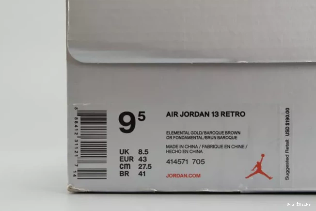 817 AIR 13 JORDAN 2509 RETRO Reliable 0828